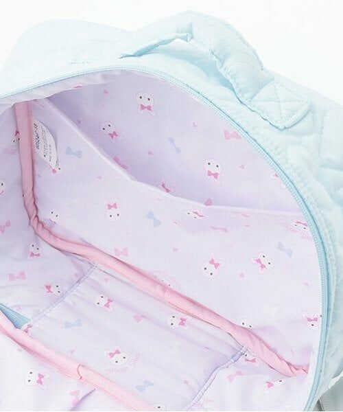 mezzo piano / メゾピアノ ベビー・キッズグッズ | ウサギアップリケ　ショルダーつきオムツポーチ | 詳細7