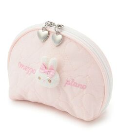 mezzo piano / メゾピアノ ポーチ | ウサギマスコットつき　ラウンドポーチ