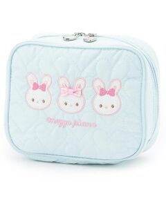 mezzo piano / メゾピアノ ポーチ | ウサギアップリケ　スクウェアポーチ