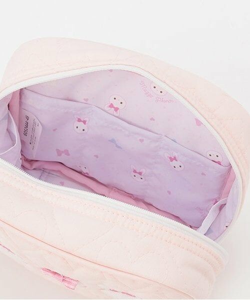 mezzo piano / メゾピアノ ポーチ | ウサギアップリケ　スクウェアポーチ | 詳細6