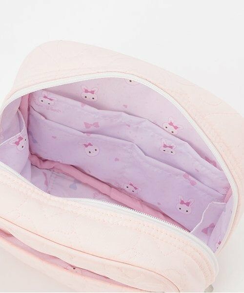 mezzo piano / メゾピアノ ポーチ | ウサギアップリケ　スクウェアポーチ | 詳細7