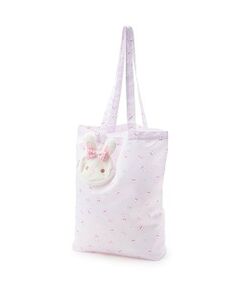 mezzo piano / メゾピアノ バッグ | ウサギマスコット柄　エコトートバッグうさぎポーチつき