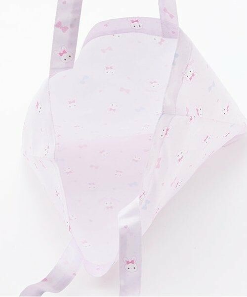 mezzo piano / メゾピアノ バッグ | ウサギマスコット柄　エコトートバッグうさぎポーチつき | 詳細3