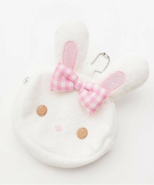 mezzo piano / メゾピアノ バッグ | ウサギマスコット柄　エコトートバッグうさぎポーチつき | 詳細4