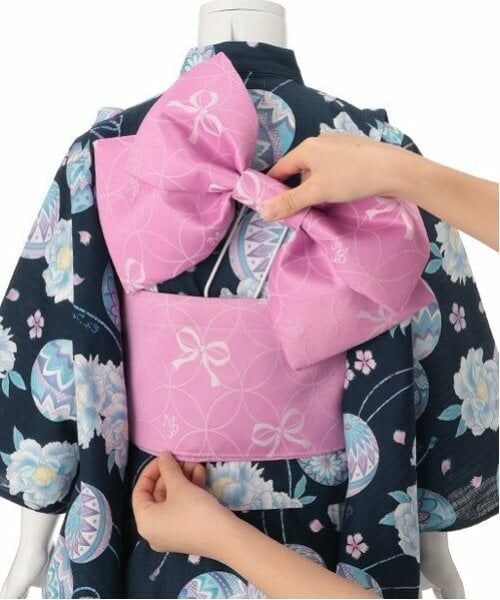 mezzo piano / メゾピアノ 着物・浴衣・小物類 | 手毬フラワー柄　浴衣 | 詳細16