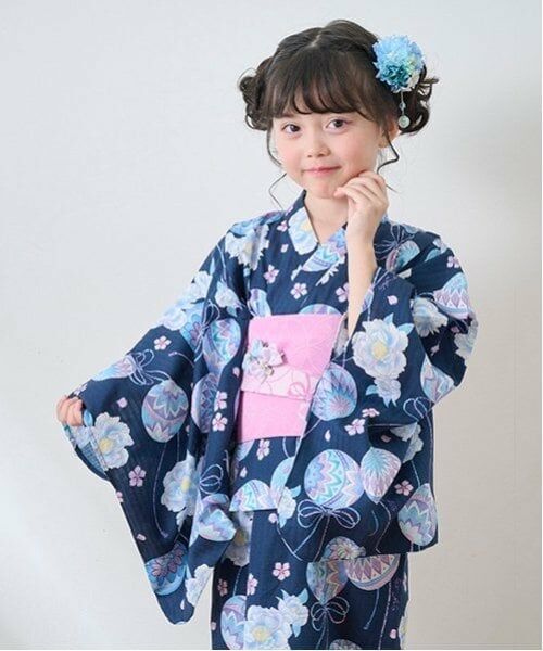 mezzo piano / メゾピアノ 着物・浴衣・小物類 | 手毬フラワー柄　浴衣 | 詳細20