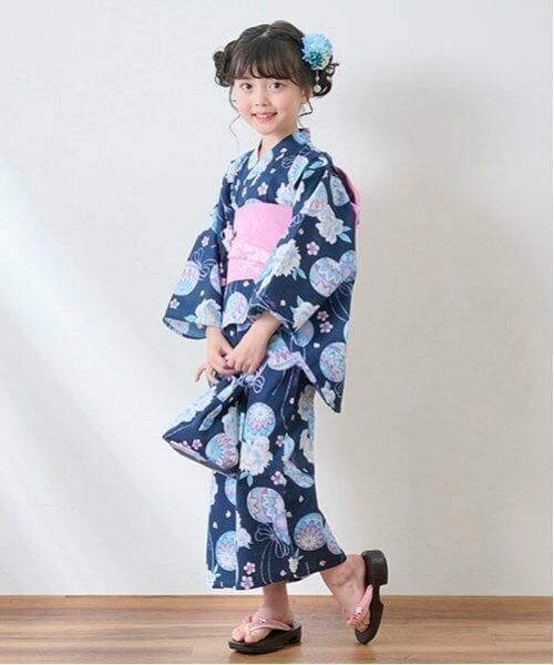 mezzo piano / メゾピアノ 着物・浴衣・小物類 | 手毬フラワー柄　浴衣 | 詳細21