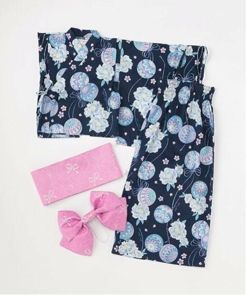 mezzo piano / メゾピアノ 着物・浴衣・小物類 | 手毬フラワー柄　浴衣 | 詳細5