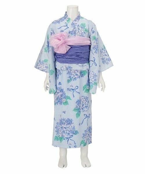 mezzo piano / メゾピアノ 着物・浴衣・小物類 | 水彩紫陽花柄　浴衣（ライト ブルー）