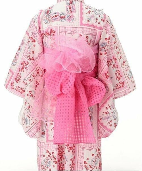 mezzo piano / メゾピアノ 着物・浴衣・小物類 | いちごハンカチ柄　浴衣 | 詳細17