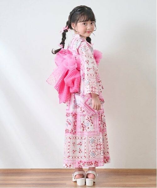 mezzo piano / メゾピアノ 着物・浴衣・小物類 | いちごハンカチ柄　浴衣 | 詳細24