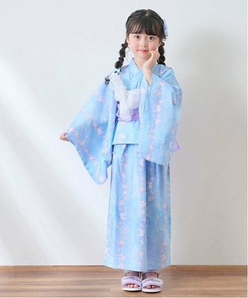 mezzo piano / メゾピアノ 着物・浴衣・小物類 | ストライプシェル柄　浴衣 | 詳細22