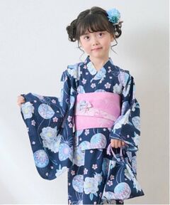 mezzo piano / メゾピアノ ポーチ | 手毬フラワー柄・水彩紫陽花柄　巾着バッグ
