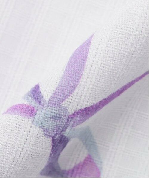 mezzo piano / メゾピアノ ポーチ | 手毬フラワー柄・水彩紫陽花柄　巾着バッグ | 詳細8