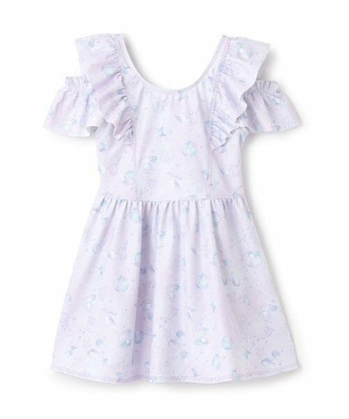 mezzo piano / メゾピアノ 水着・スイムグッズ | 【SWIM】シェル柄　セパレートワンピース水着 | 詳細1