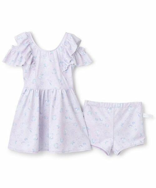 mezzo piano / メゾピアノ 水着・スイムグッズ | 【SWIM】シェル柄　セパレートワンピース水着 | 詳細3