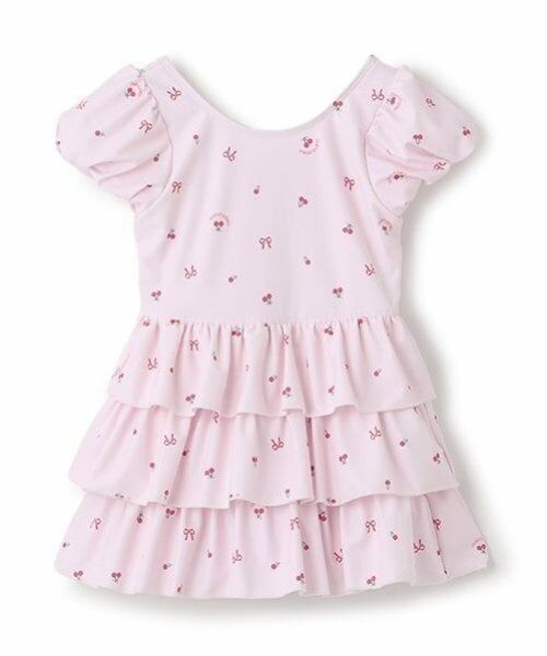 mezzo piano / メゾピアノ 水着・スイムグッズ | 【SWIM】チェリー柄フリル　ワンピース水着 | 詳細1