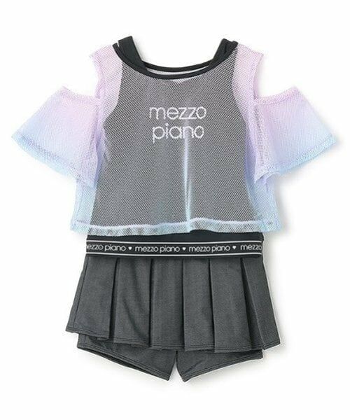 mezzo piano / メゾピアノ 水着・スイムグッズ | 【SWIM】スイムウェア　3点セット（黒）