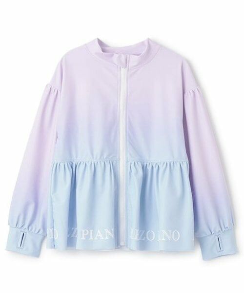 mezzo piano / メゾピアノ 水着・スイムグッズ | 【SWIM】裾ロゴ　ラッシュガード | 詳細1