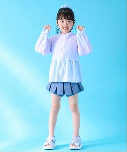 mezzo piano / メゾピアノ 水着・スイムグッズ | 【SWIM】裾ロゴ　ラッシュガード | 詳細14