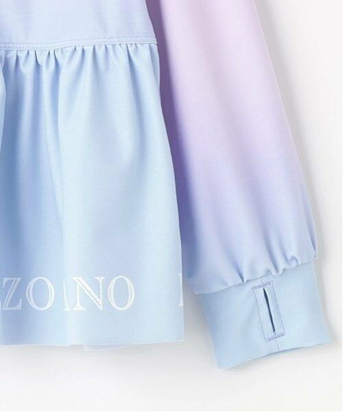 mezzo piano / メゾピアノ 水着・スイムグッズ | 【SWIM】裾ロゴ　ラッシュガード | 詳細4