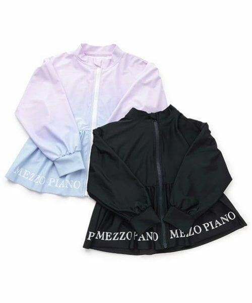 mezzo piano / メゾピアノ 水着・スイムグッズ | 【SWIM】裾ロゴ　ラッシュガード | 詳細7