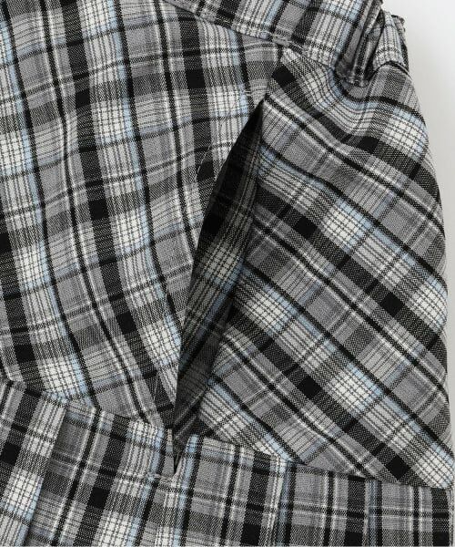 mezzo piano / メゾピアノ ショート・ハーフ・半端丈パンツ | レースアップ　チェックプリーツスカパン | 詳細5