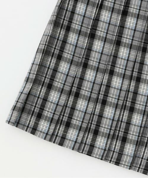 mezzo piano / メゾピアノ ショート・ハーフ・半端丈パンツ | レースアップ　チェックプリーツスカパン | 詳細6