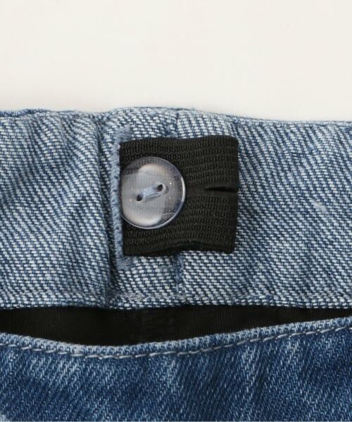 mezzo piano / メゾピアノ ショート・ハーフ・半端丈パンツ | チャームつき　抜染総柄プリント　デニムスカパン | 詳細3