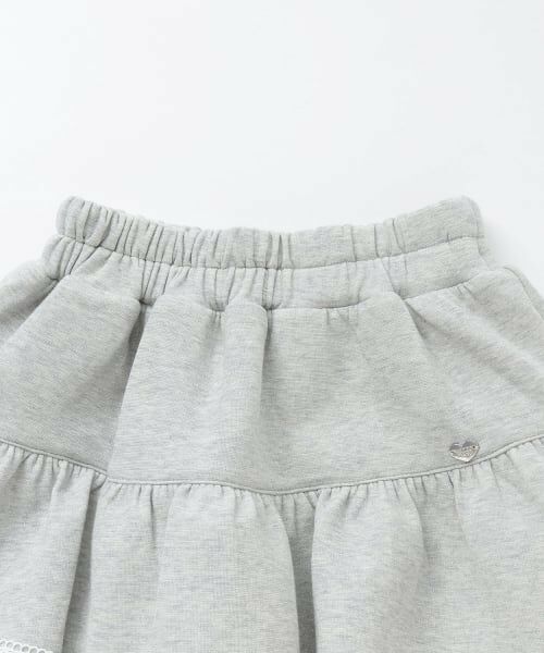 mezzo piano / メゾピアノ ショート・ハーフ・半端丈パンツ | 裾レース　ティアードスカパン | 詳細2