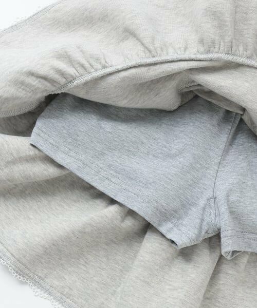 mezzo piano / メゾピアノ ショート・ハーフ・半端丈パンツ | 裾レース　ティアードスカパン | 詳細5