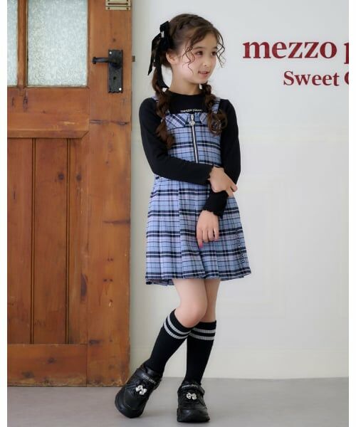 mezzo piano / メゾピアノ ショート・ハーフ・半端丈パンツ | サイドベルトつきチェックプリーツ　キュロットスカート | 詳細17