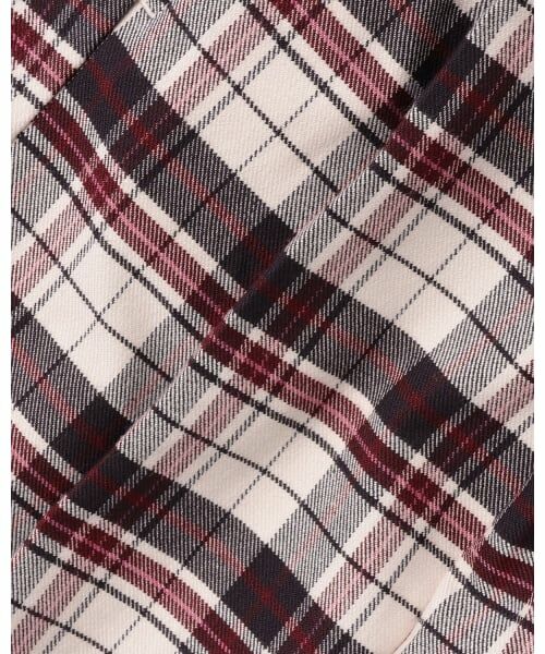 mezzo piano / メゾピアノ ショート・ハーフ・半端丈パンツ | サイドベルトつきチェックプリーツ　キュロットスカート | 詳細8