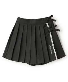 mezzo piano / メゾピアノ ショート・ハーフ・半端丈パンツ | ラッププリーツ　キュロットスカート