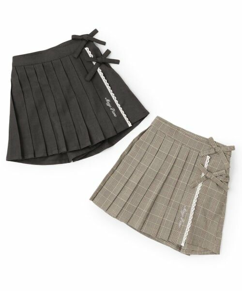 mezzo piano / メゾピアノ ショート・ハーフ・半端丈パンツ | ラッププリーツ　キュロットスカート | 詳細10