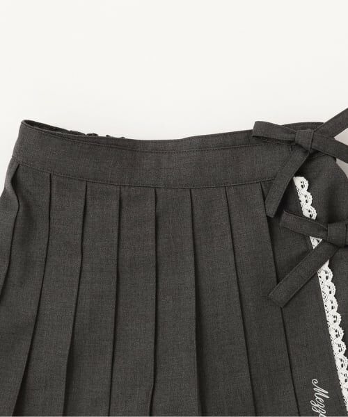mezzo piano / メゾピアノ ショート・ハーフ・半端丈パンツ | ラッププリーツ　キュロットスカート | 詳細2