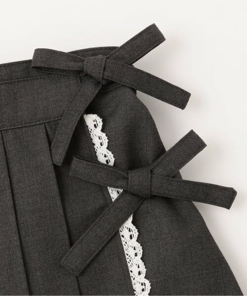 mezzo piano / メゾピアノ ショート・ハーフ・半端丈パンツ | ラッププリーツ　キュロットスカート | 詳細3