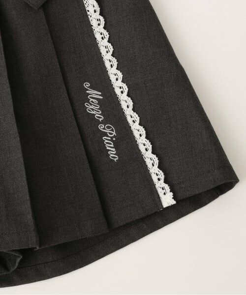 mezzo piano / メゾピアノ ショート・ハーフ・半端丈パンツ | ラッププリーツ　キュロットスカート | 詳細5