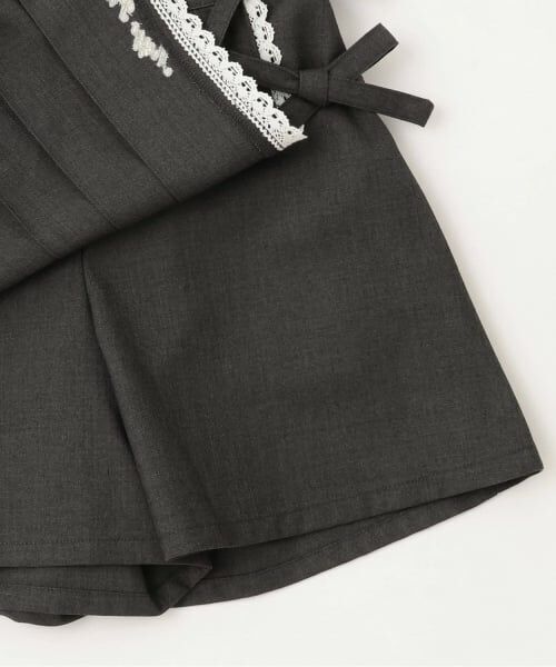 mezzo piano / メゾピアノ ショート・ハーフ・半端丈パンツ | ラッププリーツ　キュロットスカート | 詳細7