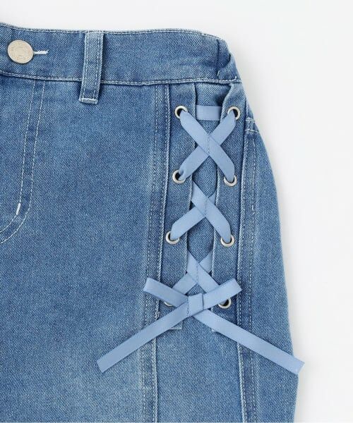 mezzo piano / メゾピアノ その他パンツ | レースアップ　ワイドパンツ | 詳細4