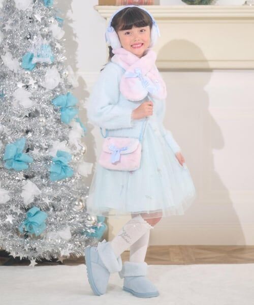 mezzo piano / メゾピアノ ミニ・ひざ丈スカート | バレエ刺しゅうチュールスカート | 詳細13