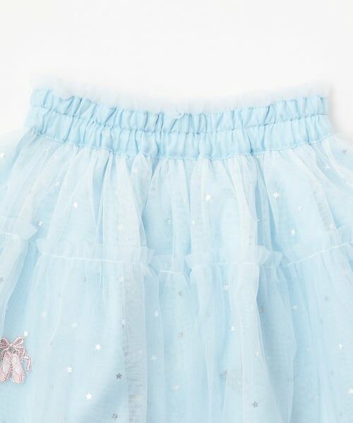 mezzo piano / メゾピアノ ミニ・ひざ丈スカート | バレエ刺しゅうチュールスカート | 詳細2