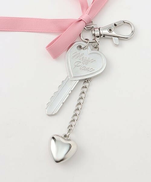 mezzo piano / メゾピアノ その他パンツ | チャームつき　レーストリム　デニムパンツ | 詳細10