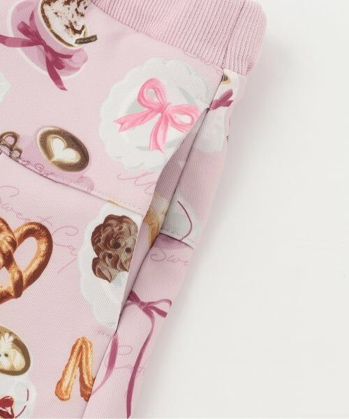 mezzo piano / メゾピアノ ショート・ハーフ・半端丈パンツ | カフェ柄　カットスカパン | 詳細4