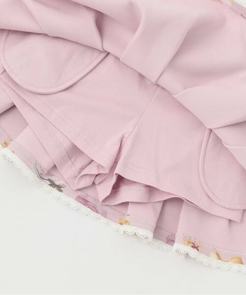 mezzo piano / メゾピアノ ショート・ハーフ・半端丈パンツ | カフェ柄　カットスカパン | 詳細6