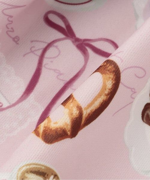 mezzo piano / メゾピアノ ショート・ハーフ・半端丈パンツ | カフェ柄　カットスカパン | 詳細7