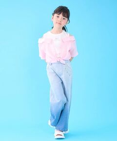 mezzo piano / メゾピアノ その他パンツ | グラデーション　デニムパンツ