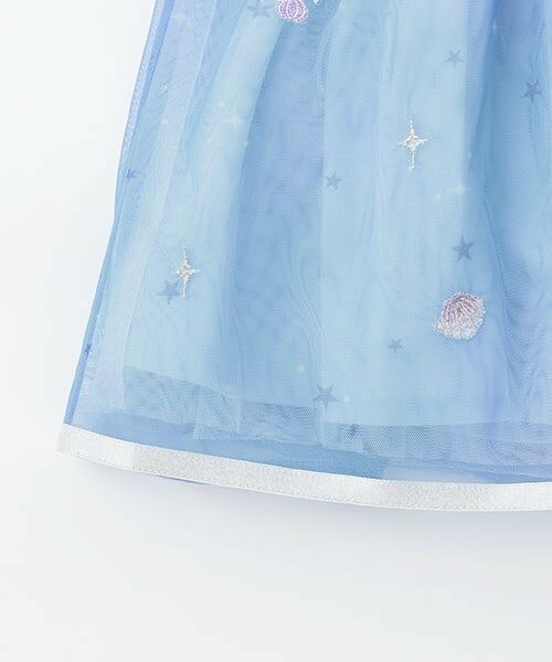 mezzo piano / メゾピアノ ミニ・ひざ丈スカート | 刺しゅうグラデーションチュールスカート | 詳細4