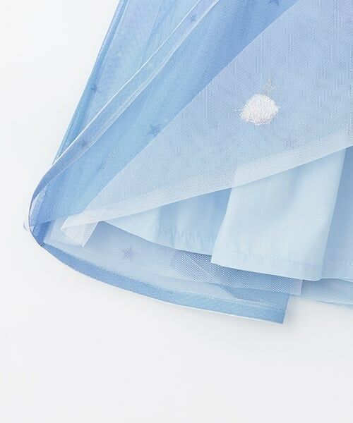 mezzo piano / メゾピアノ ミニ・ひざ丈スカート | 刺しゅうグラデーションチュールスカート | 詳細5