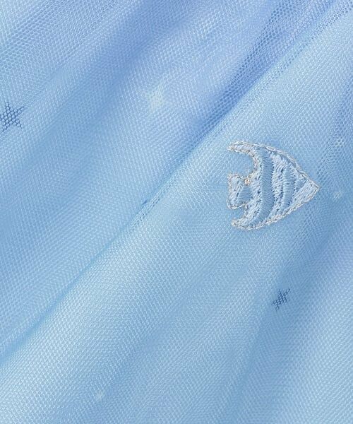 mezzo piano / メゾピアノ ミニ・ひざ丈スカート | 刺しゅうグラデーションチュールスカート | 詳細6